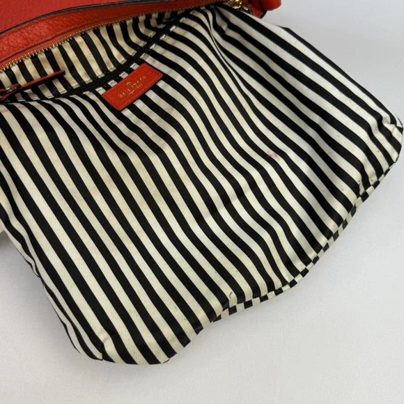 Kate Spade Orange square‎ leather crossbody bag maximalist bright color kidcore - Picture 7 of 7